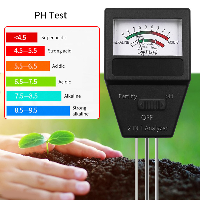 2 in 1 Soil PH Fertility Meter - Ph Meter Digital Water Tester 评论和价格