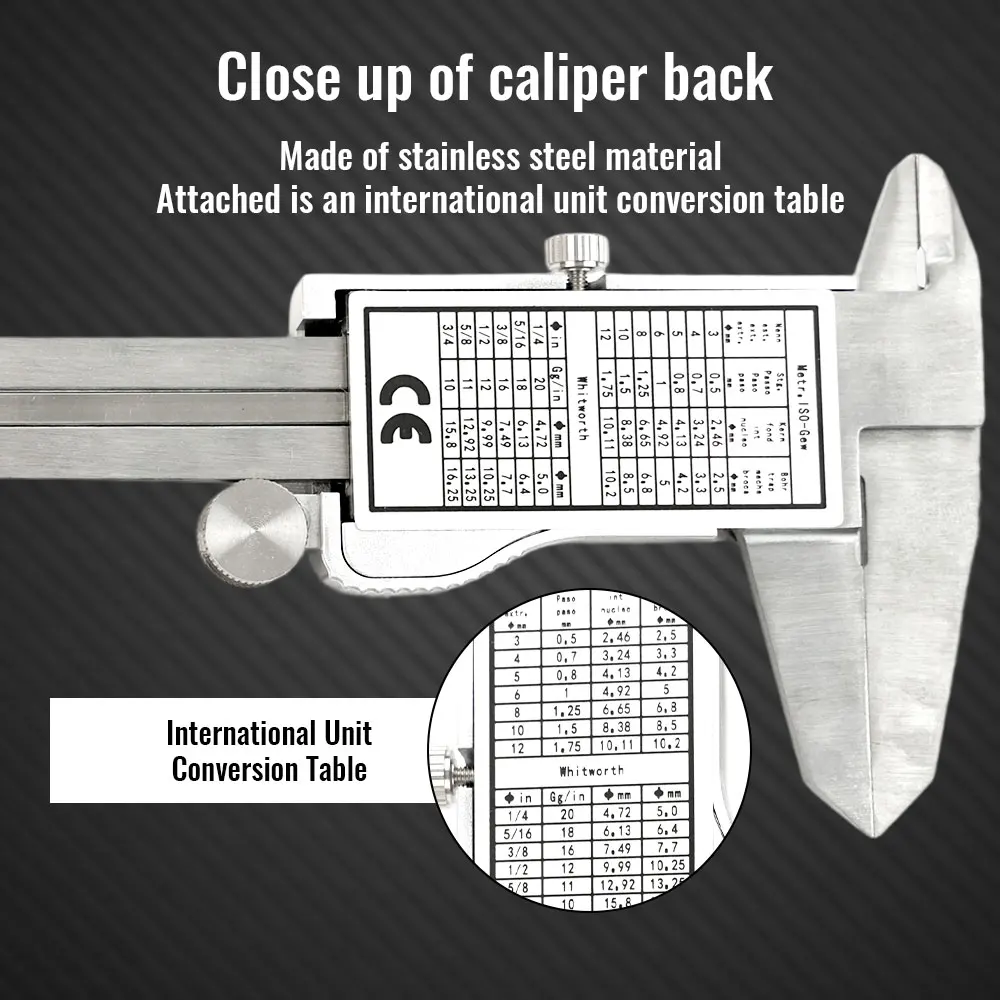 TON09 6-Inch 150mm Stainless S - Digital Caliper 150Mm Stainless Steel 评论和价格