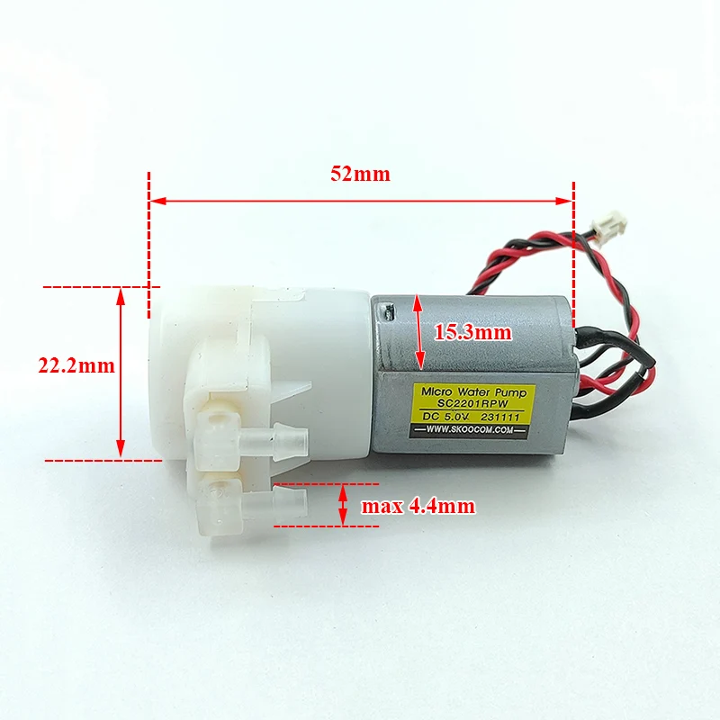 SKOOCOM SC2201RPM Mini 130 Per - Mini Peristaltic Pump 12V 评论和价格