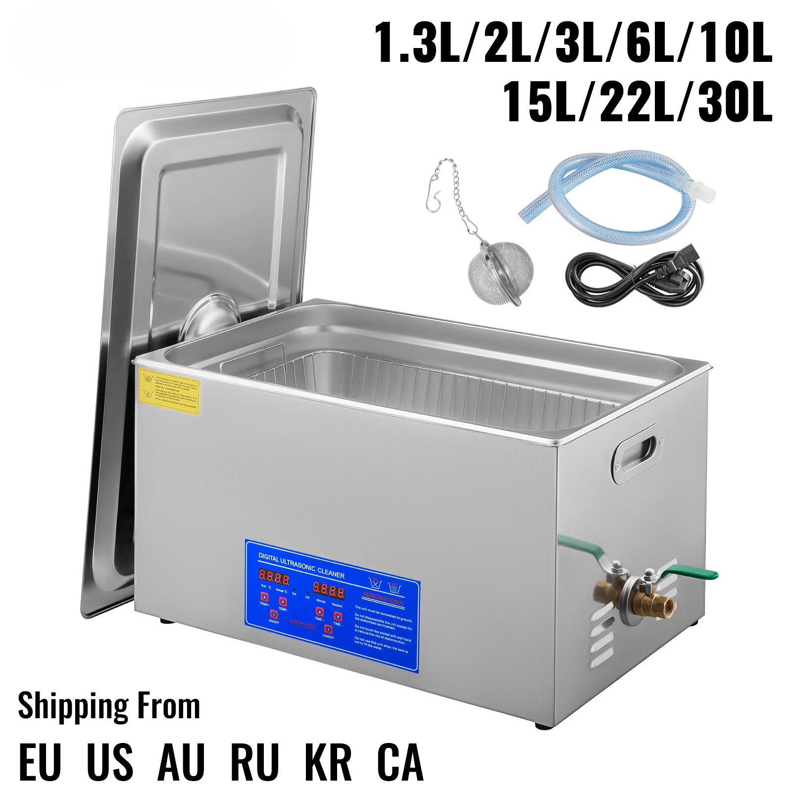 SucceBuy 1.3L 2L 3L 6L 10L 15L - Ultrasonic Cleaner 30L Industrial 评论和价格