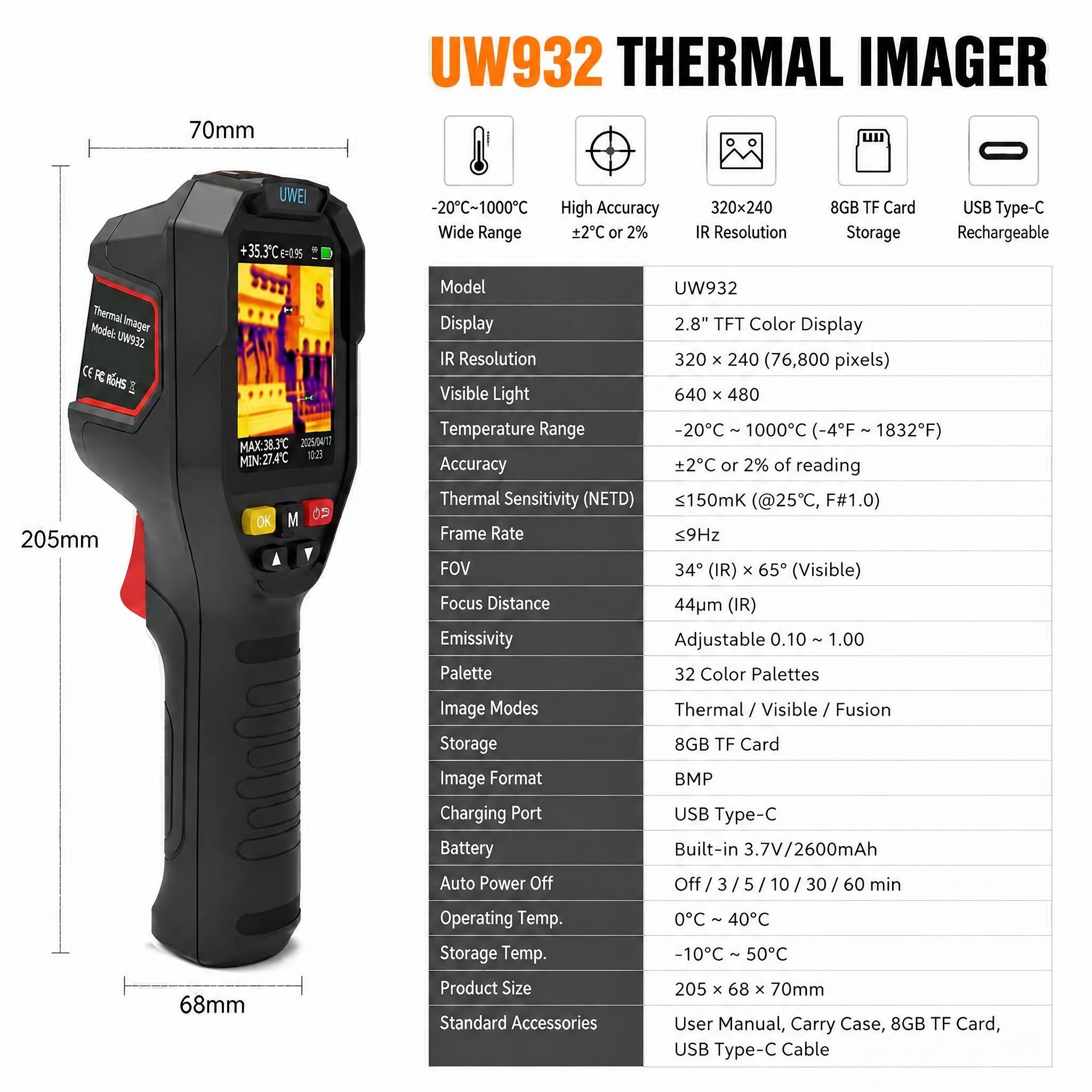 Handheld Thermal Imager 32x32  - Thermal Imaging Camera Pcb Repair 评论和价格