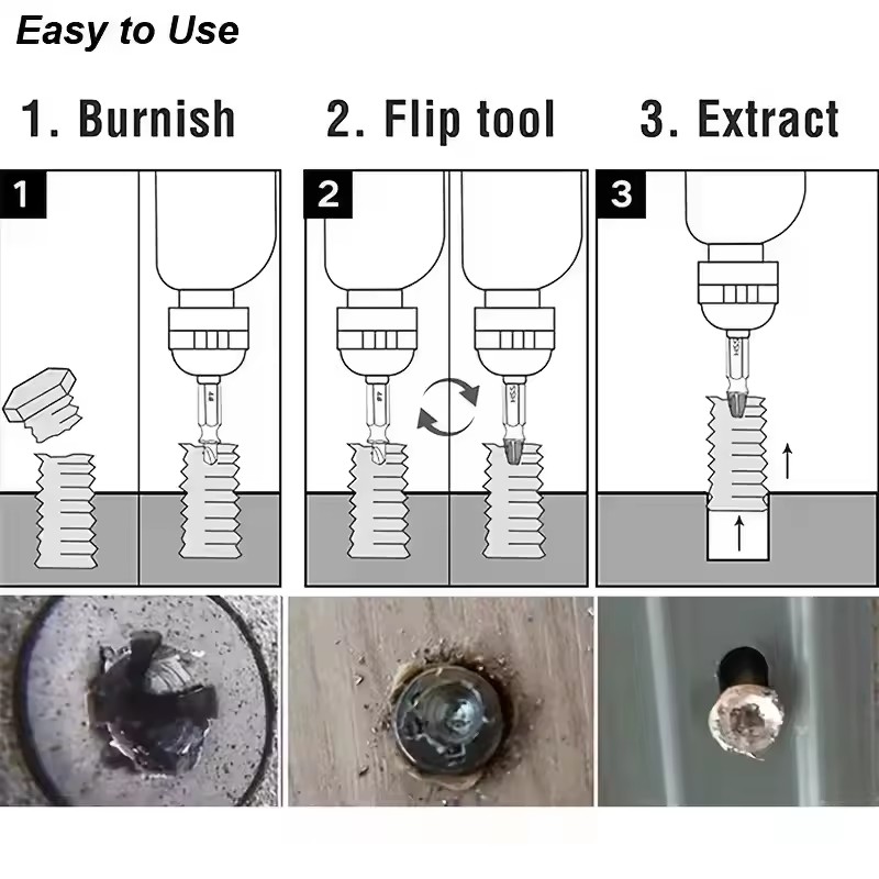 Damaged Broken Screw Extractor - Industrial Tools 评论和价格